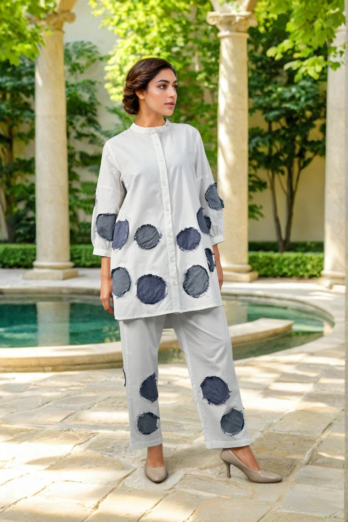 Ubud Pearl Cotton Co-ord Set