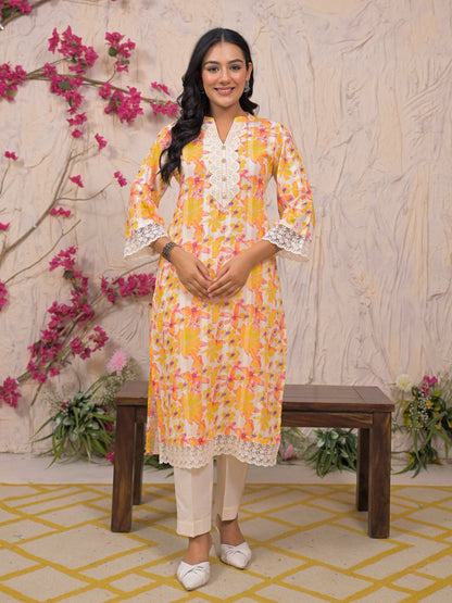 Rajhans Amber Cotton Kurta pant Set