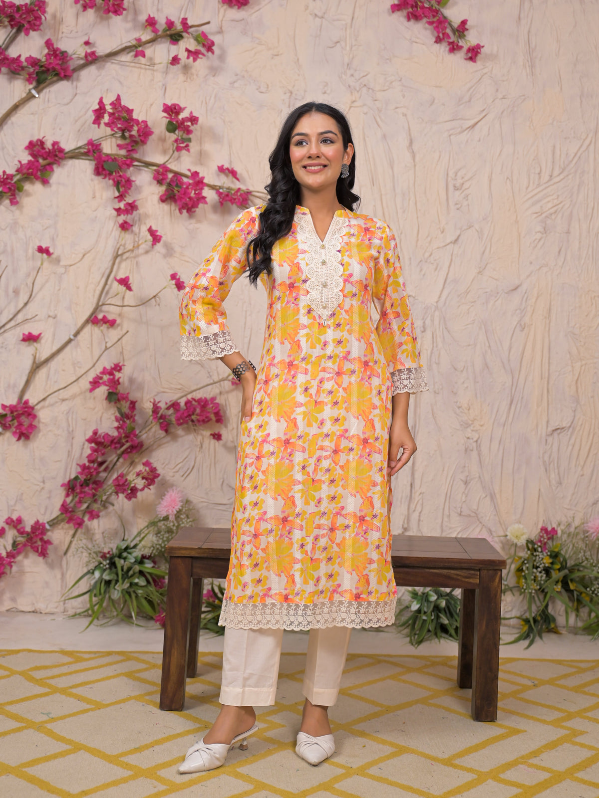 Rajhans Amber Cotton Kurta pant Set