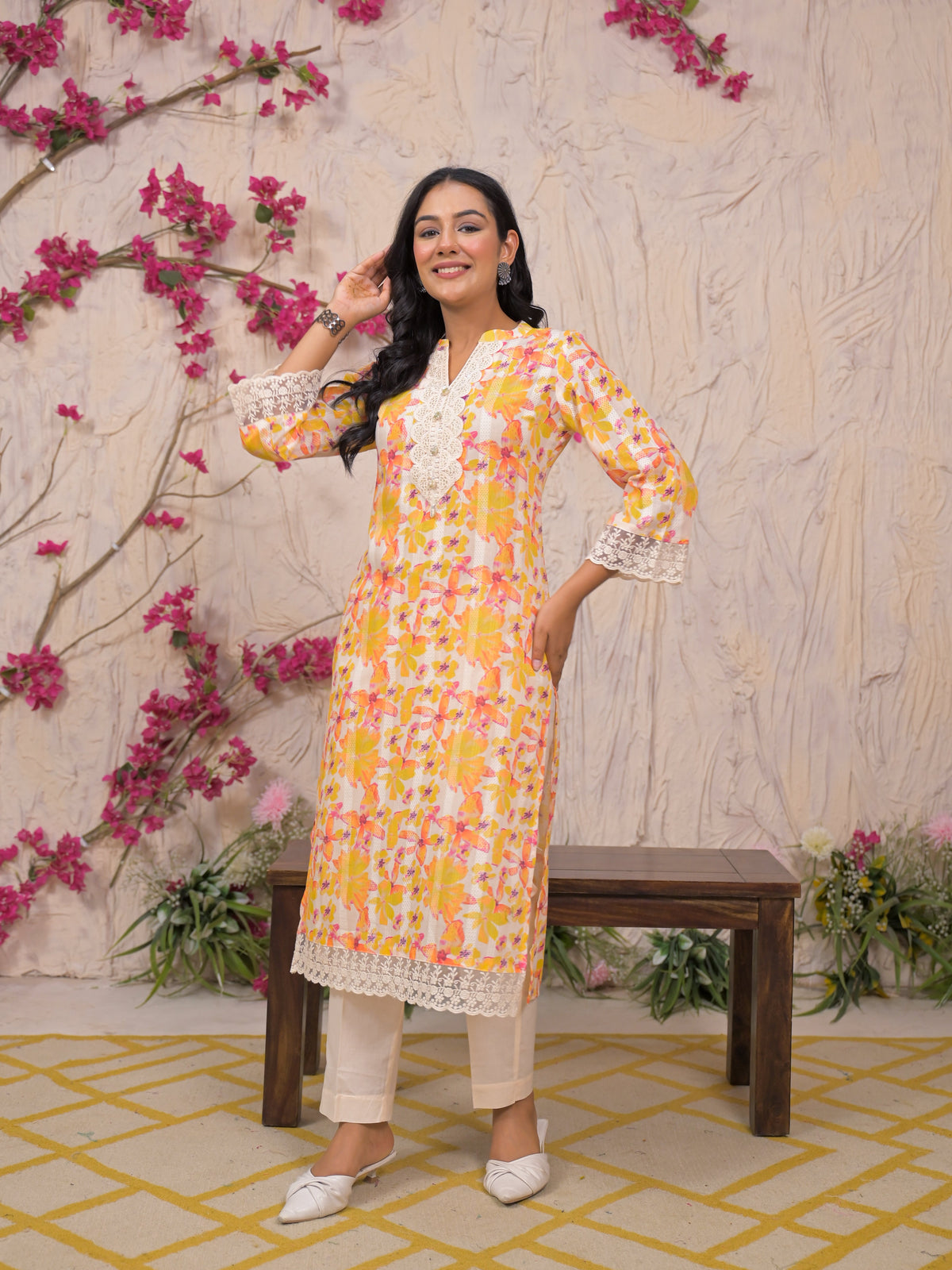 Rajhans Amber Cotton Kurta pant Set