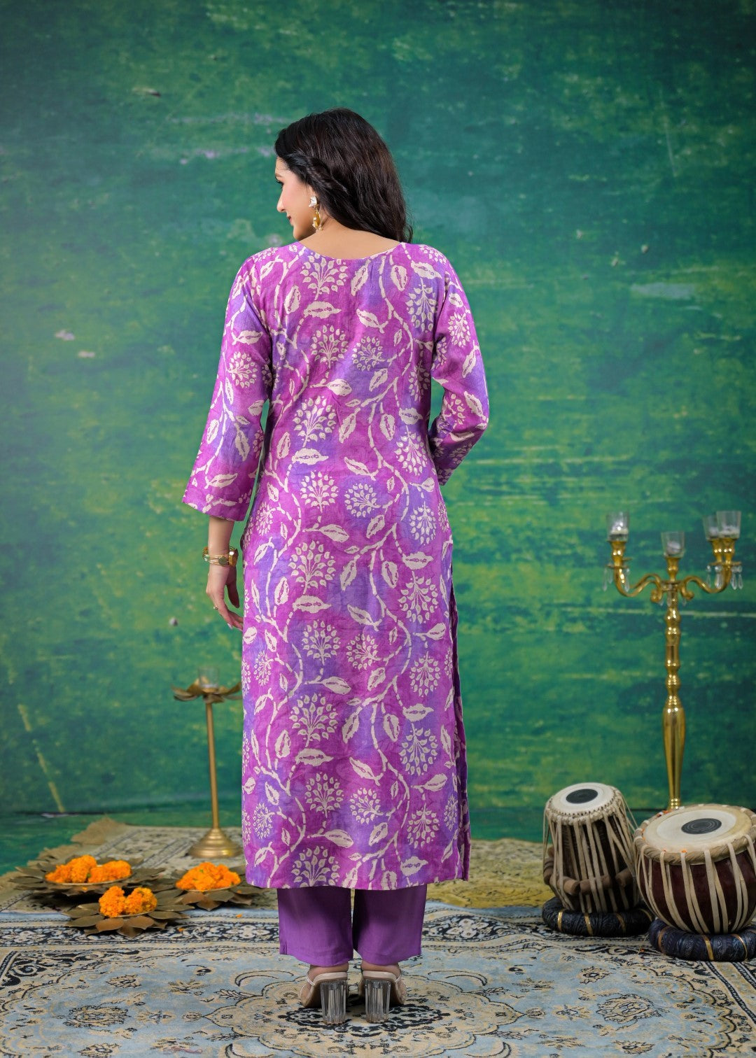 Shanti Imperial Printed Work Suit Set