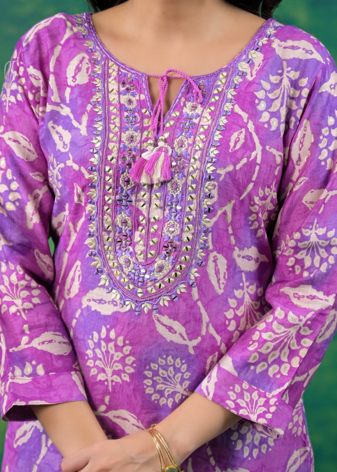Shanti Imperial Printed Work Suit Set