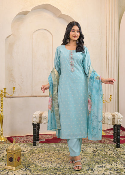 Shanti Tiffany Printed Work Suit Set