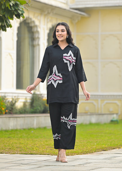 Mihira Onyx Cotton Co-ord Set