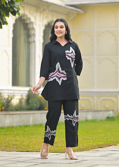 Mihira Onyx Cotton Co-ord Set
