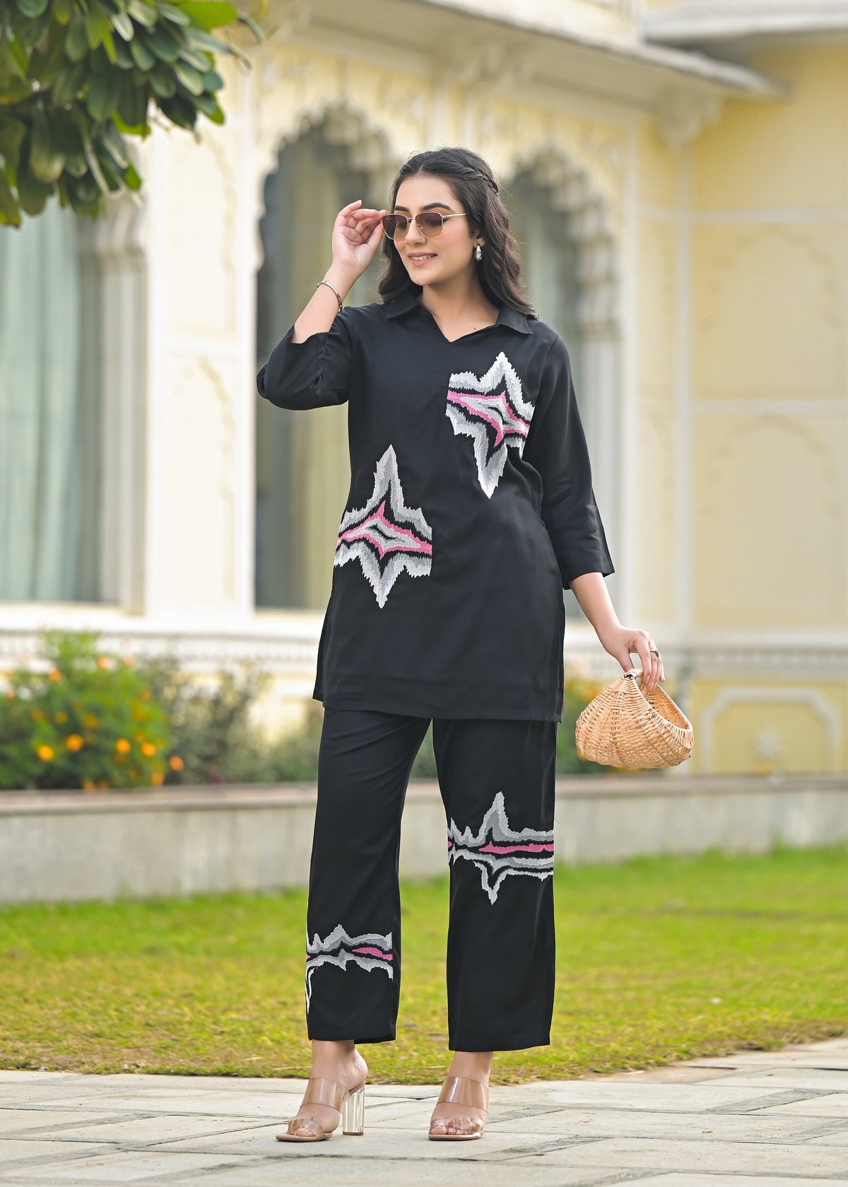 Mihira Onyx Cotton Co-ord Set