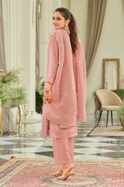 Adab softpink full work suit set