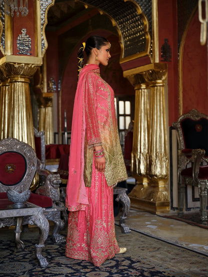 Ragini rose full work suit set