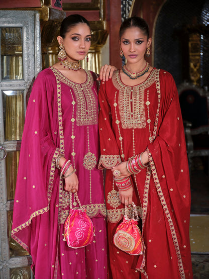 Triyaksha Rani Full Work Heavy Suit Set