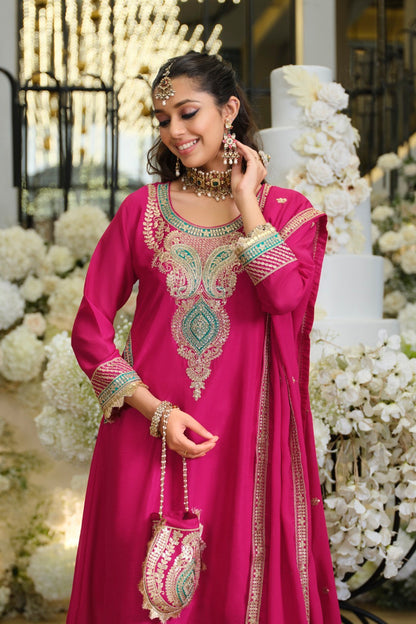 Areesa Rouge Full Work Heavy farshi Suit Set