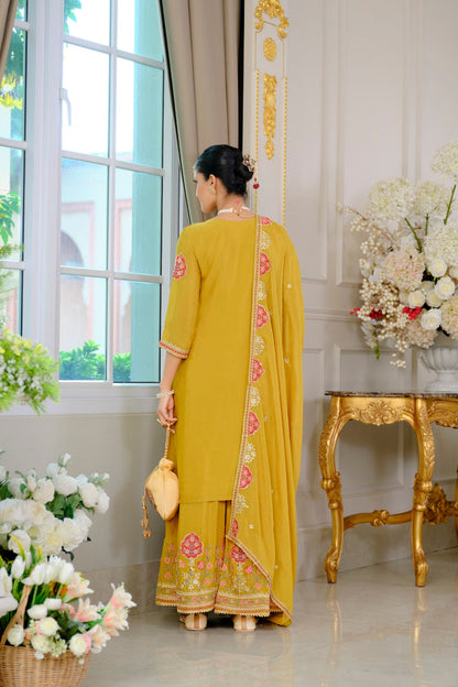 Suryamookhi amber Embroidery Gharara Suit Set