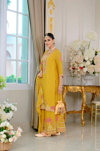 Suryamookhi amber Embroidery Gharara Suit Set