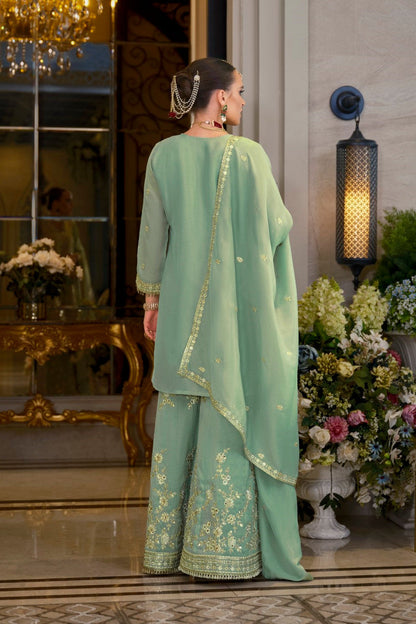 Somwar sage full work gharara set