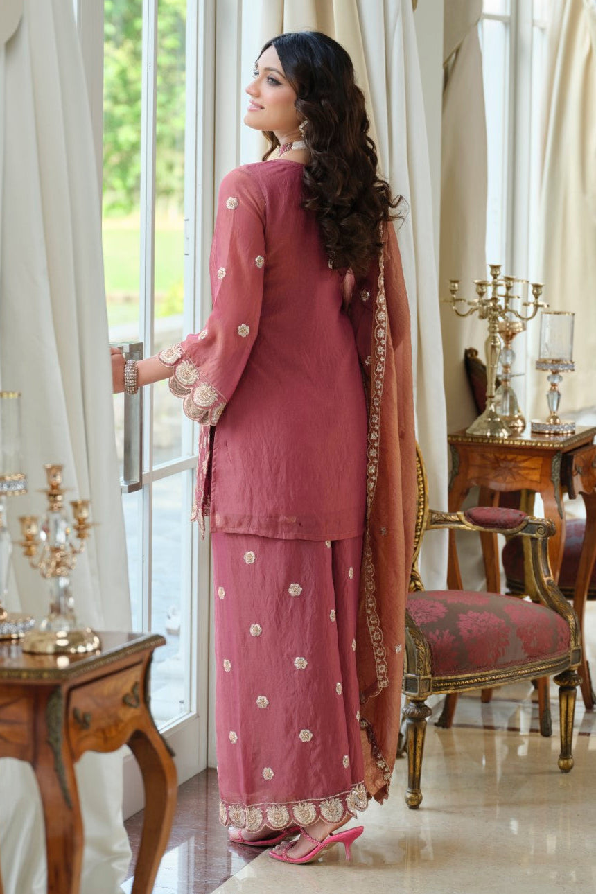 Adab Rouge Full Work Suit Set
