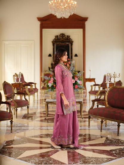 Areesa orchid full work suit set