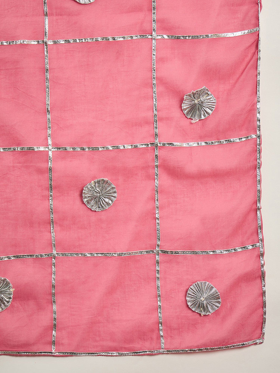 Sequence With Striped Kurta & Sharara With Dupatta