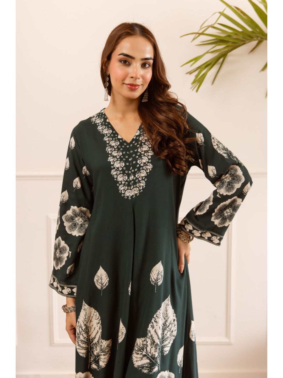 Karen pacific printed cotton kurta pant set