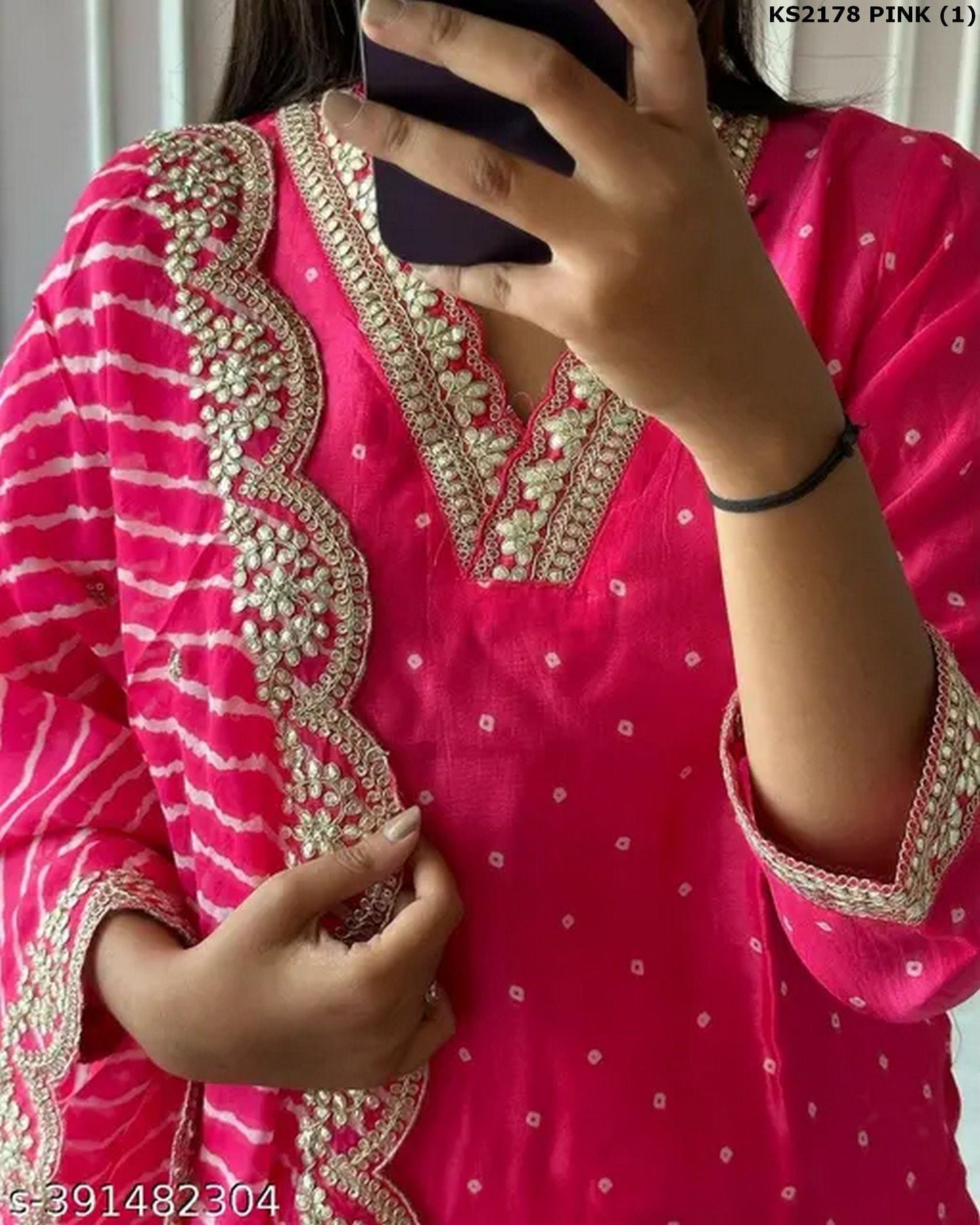 Dhiyona KL Women Printed Regular Kurta with Palazzos & With Dupatta