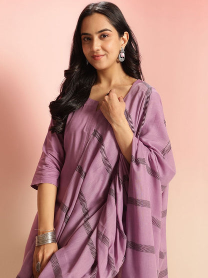 Dhiyona KL Women Regular Kurta with Palazzos & With Dupatta