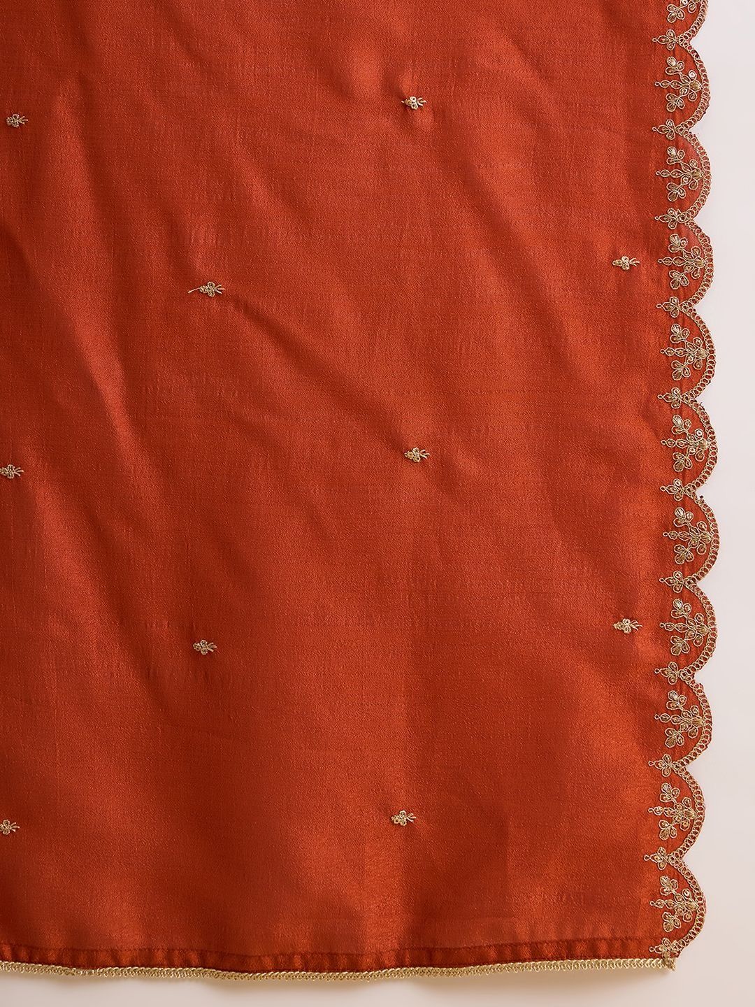 Dhiyona CH Women Ethnic Motifs Embroidered Panelled Thread Work Kurta with Trousers & With Dupatta