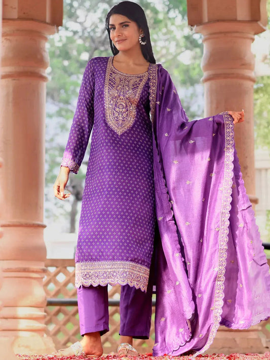Women Ethnic Motifs Printed Kurta with Trousers & Dupatta