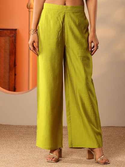 Women Geometric Printed A-Line Kurta with Palazzos
