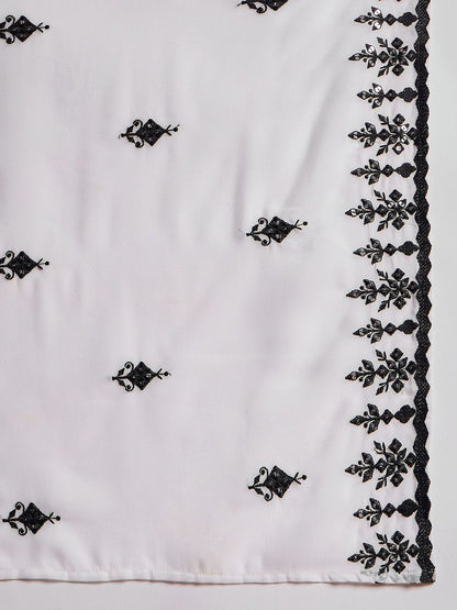Dhiyona SN Embroidered Kurta With Palazzo With Dupatta