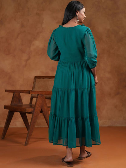 Dhiyona AY Women's Fit & Flared Maternity Ethnic Dresses