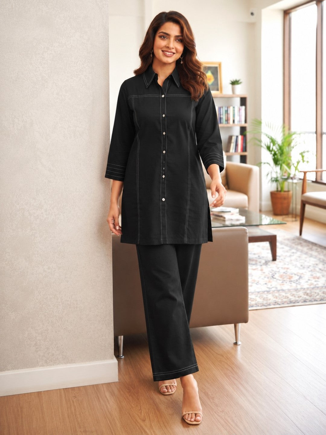 Akshara Jade Cotton Co-ord Set