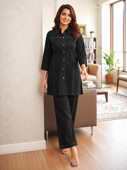 Akshara Jade Cotton Co-ord Set