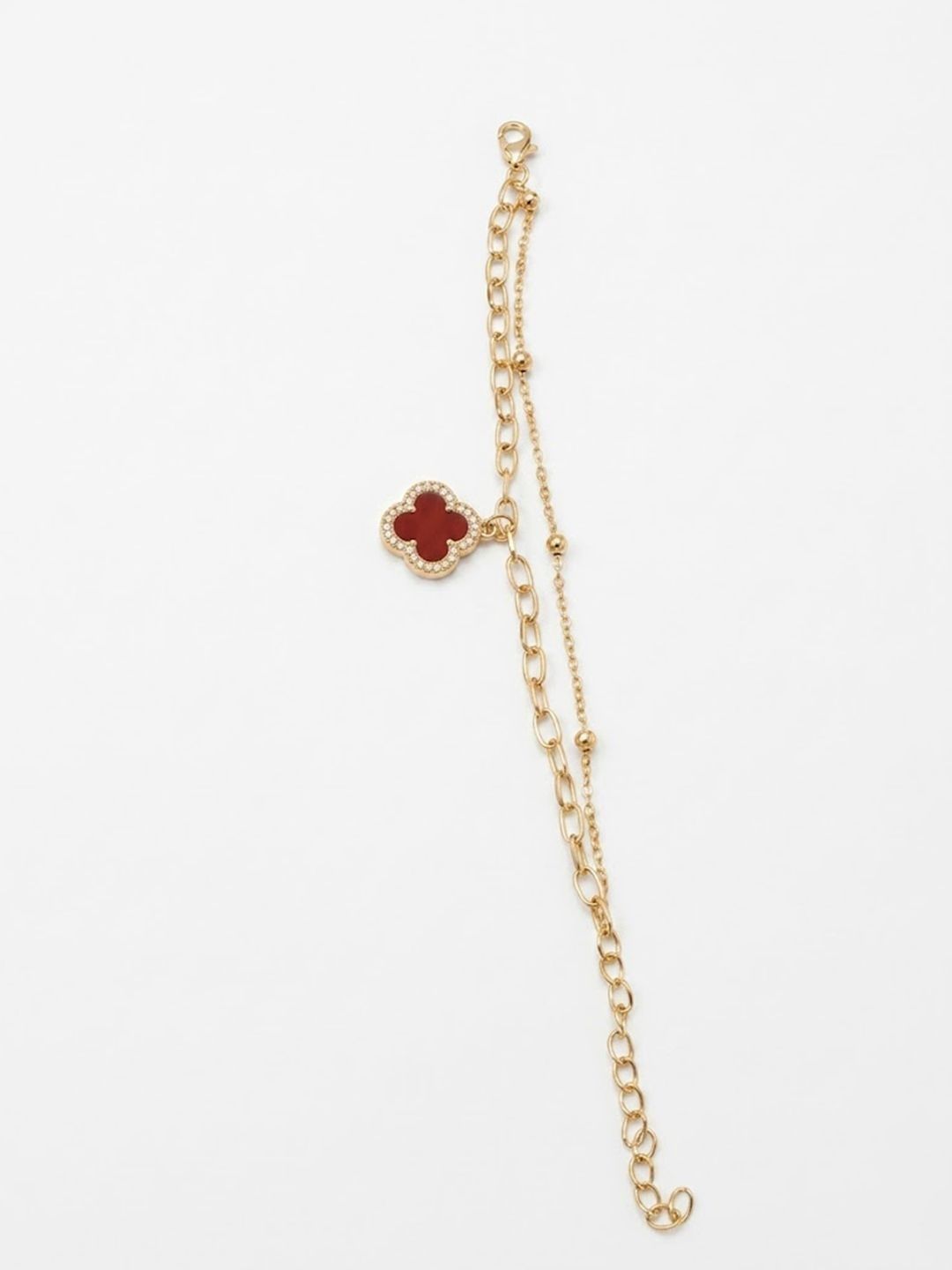 Dhiyona Women Artrificial Stones Gold Plated Rakhi With Roli Chawal Chandan Mishri