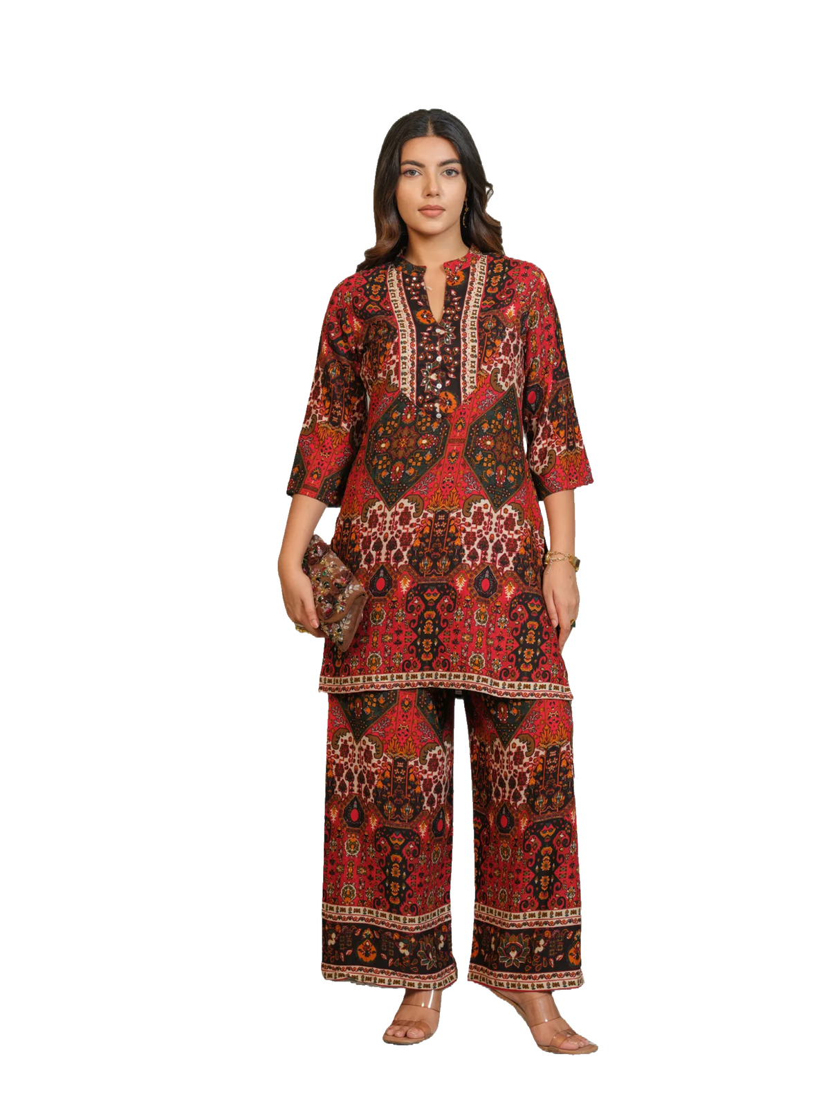 Tashvika carmen Printed Co-ord Set