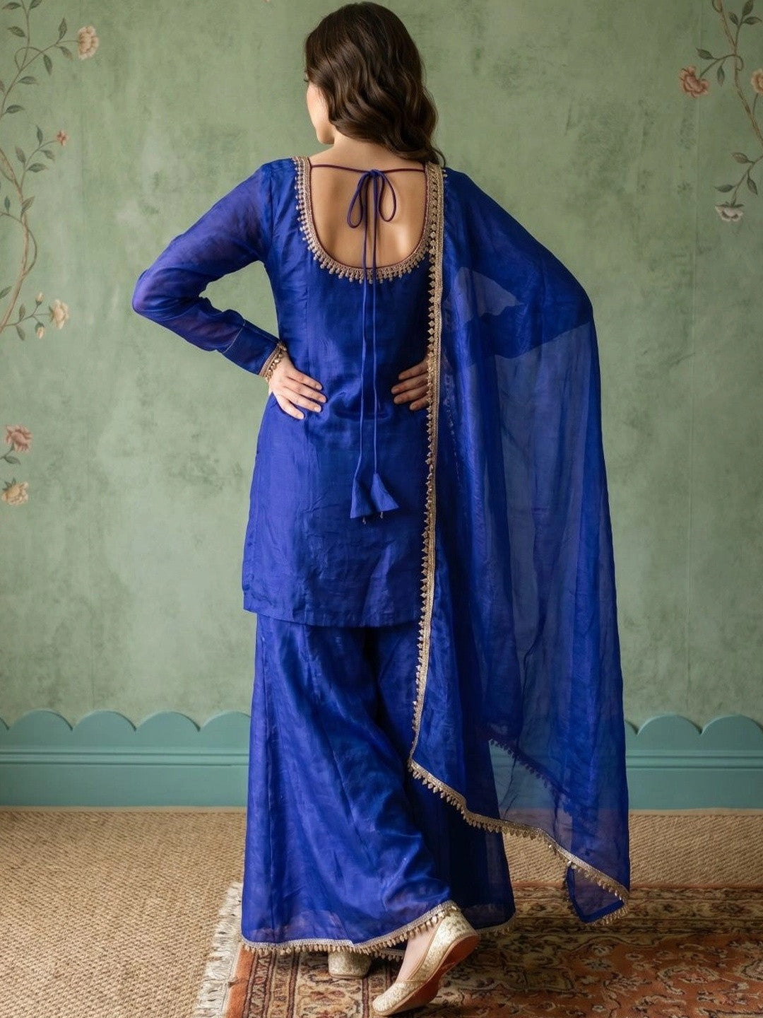 Women Regular Kurta with Sharara & With Dupatta