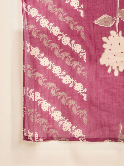 Women Floral Printed Kurta with Palazzos & Dupatta