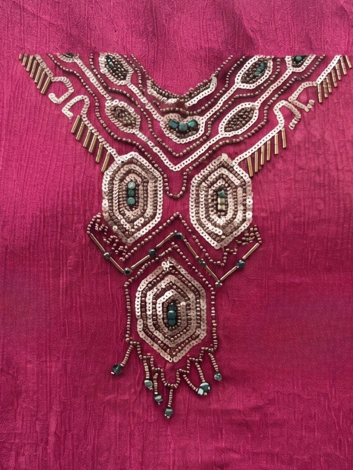Gaur Candy Handwork Bib Style Co-Ord Set