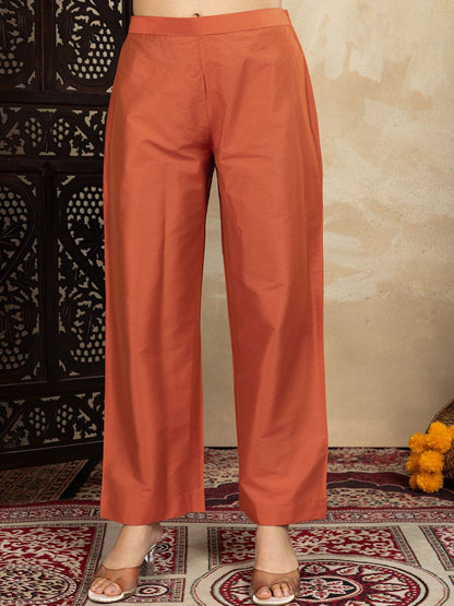Dhiyona PD Women Women Embroidered Straight Kurta & Trousers