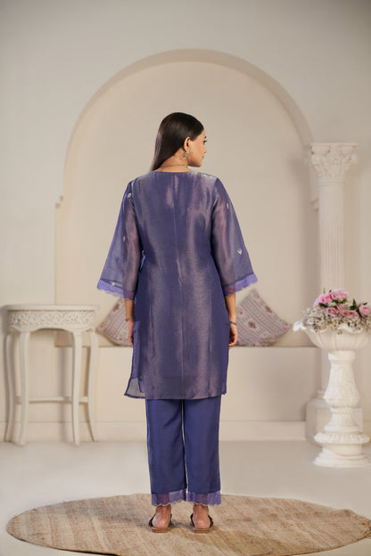 Anumeha thistle work co-ord set