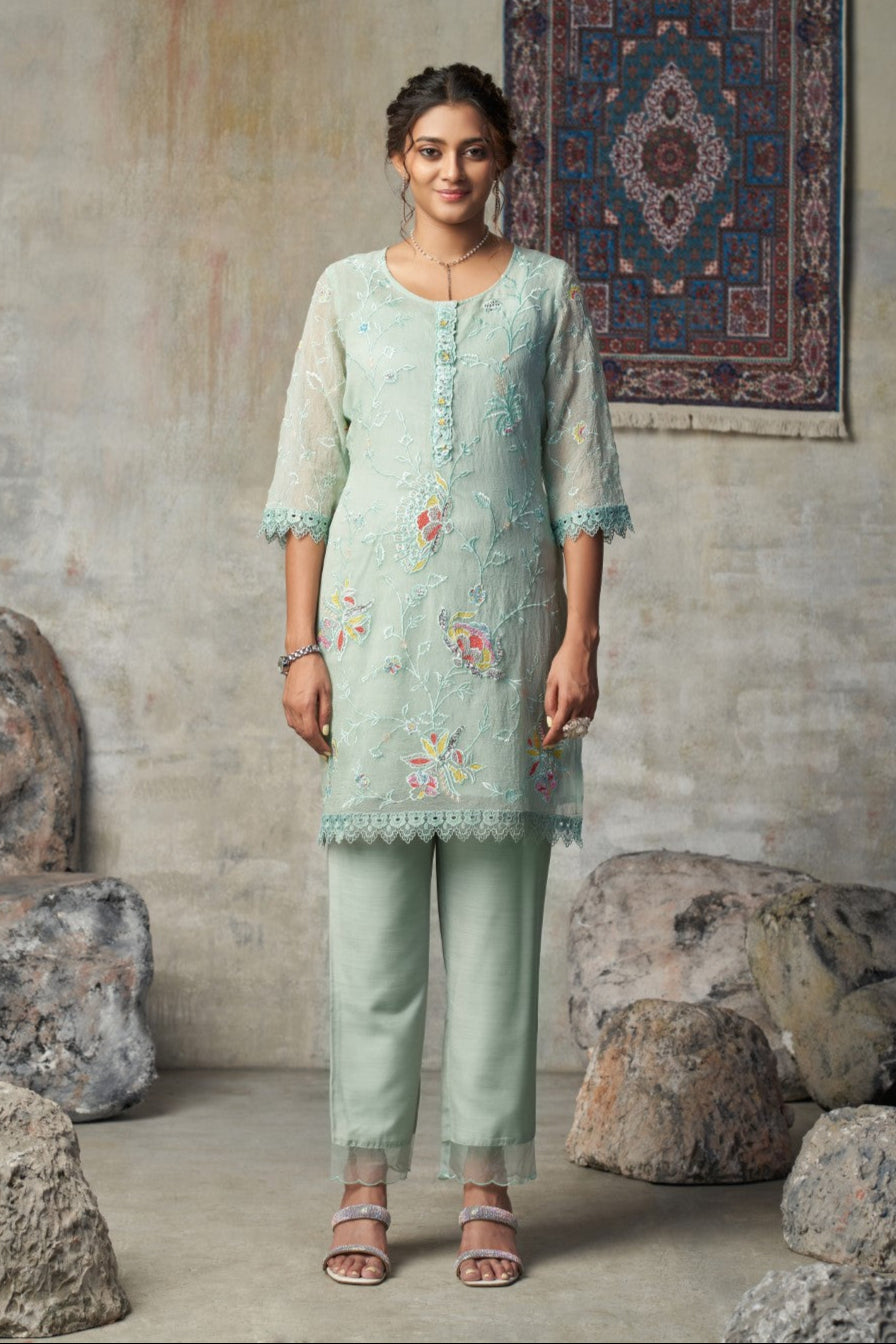 Anumeha moss full work co-ord set