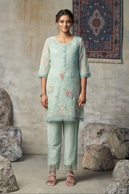 Anumeha moss full work co-ord set