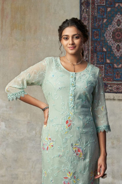 Anumeha moss full work co-ord set