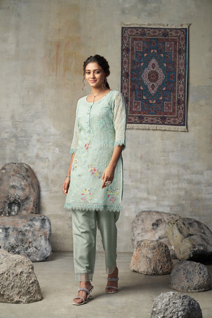 Anumeha moss full work co-ord set