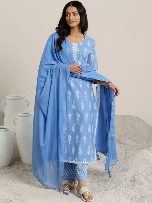 Women Floral Printed Kurta with Trousers & Dupatta