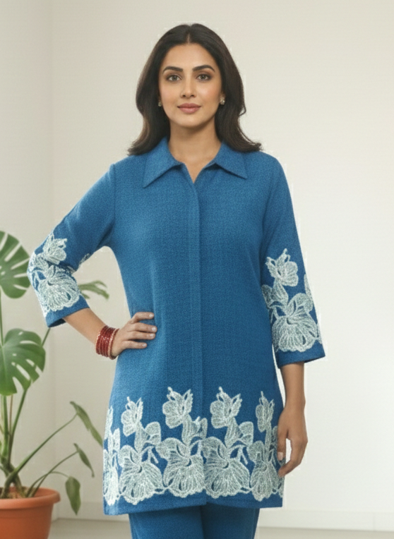 Reet Nile Embroidered Co-ord Set