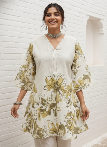 Swades Fern cotton co-ord set