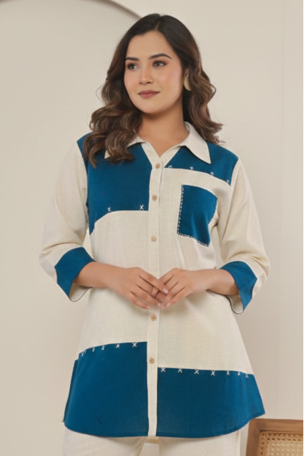Puran indi Cotton co-ord set