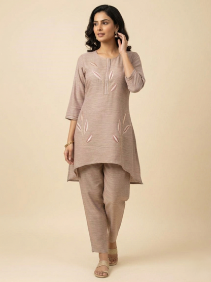 Prisha parch embroidery co-ord set