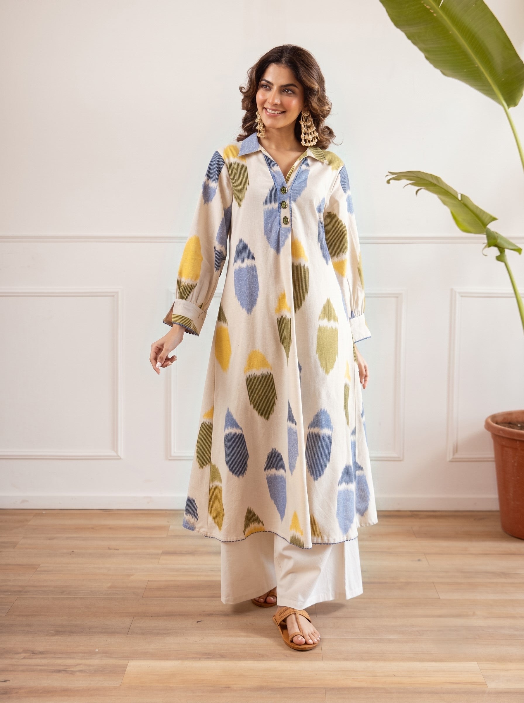 Karen carol cotton kurta pant set