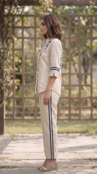 Ridhika parch embroidery cotton co-ord set