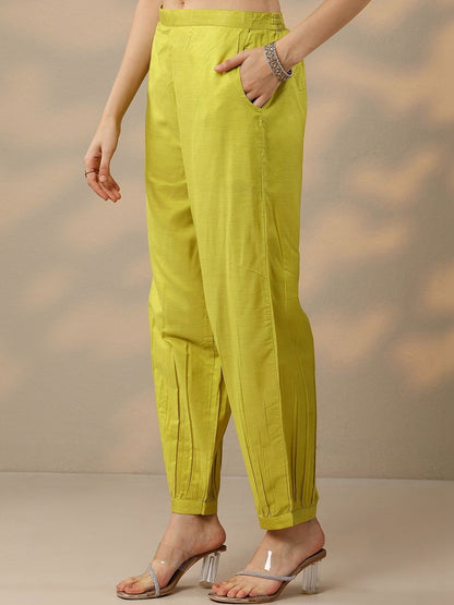 Women Ethnic Motifs Printed Regular Kurta with Trousers & With Dupatta