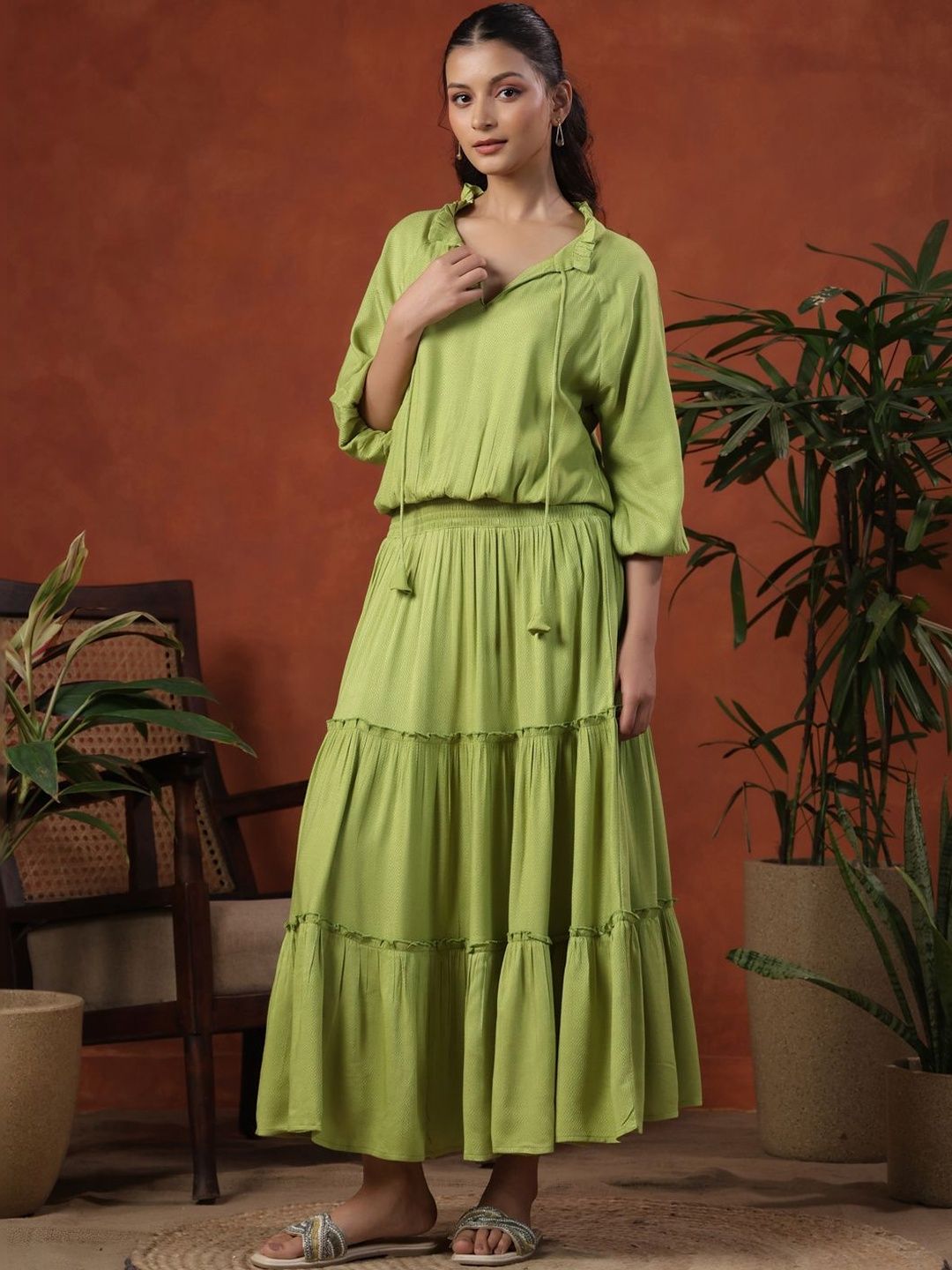Dhiyona AY Women's Viscose Rayon Ethnic Dresses